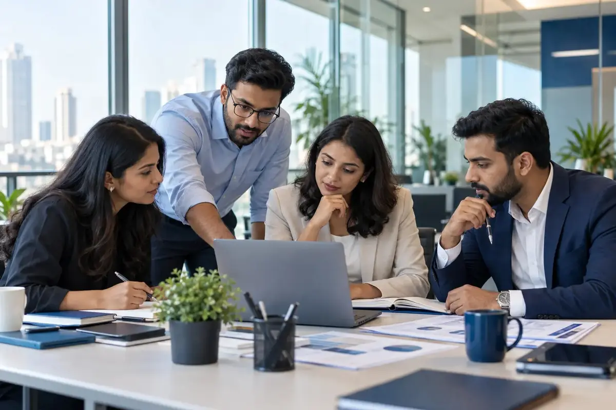 High Career recruitment team planning a candidate search