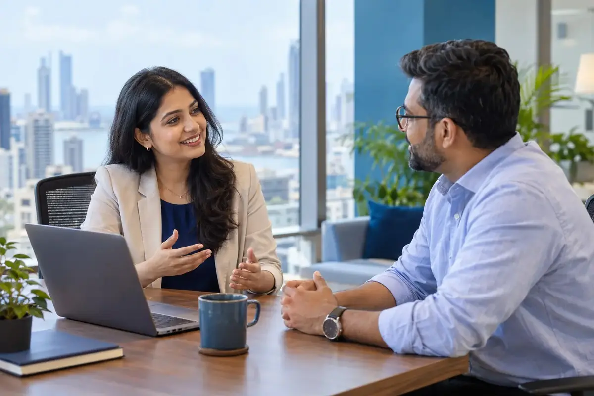 High Career recruitment advisor in a personal career consultation